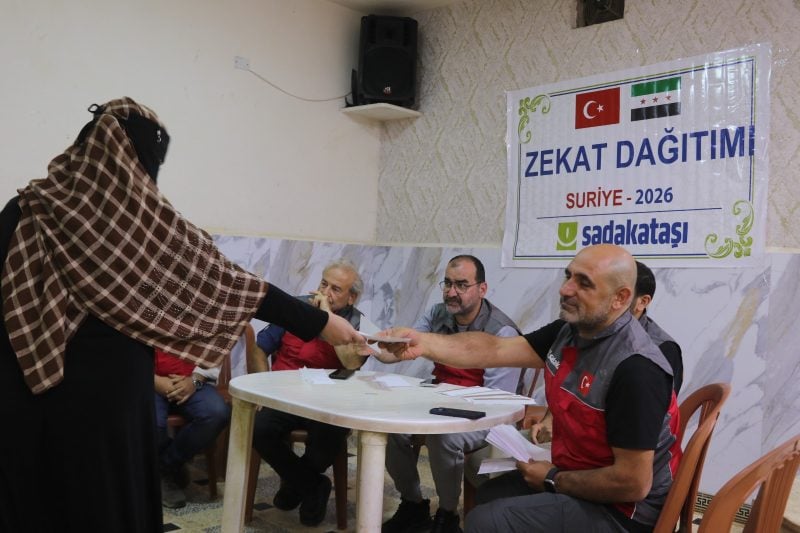 Sadakataşı Suriye’de 2 bin aileye gıda yardımı ulaştırdı