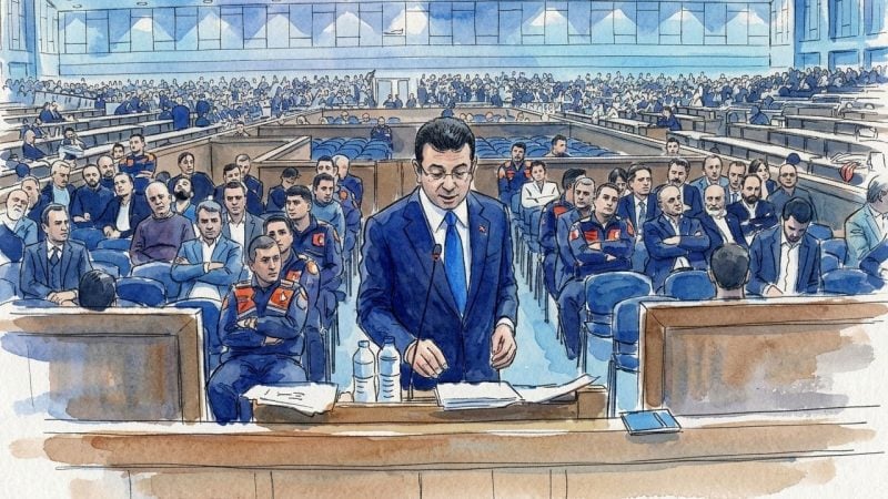 Salondan atılınca da ağlıyorlar: İBB duruşmasında Halk TV provokasyonu