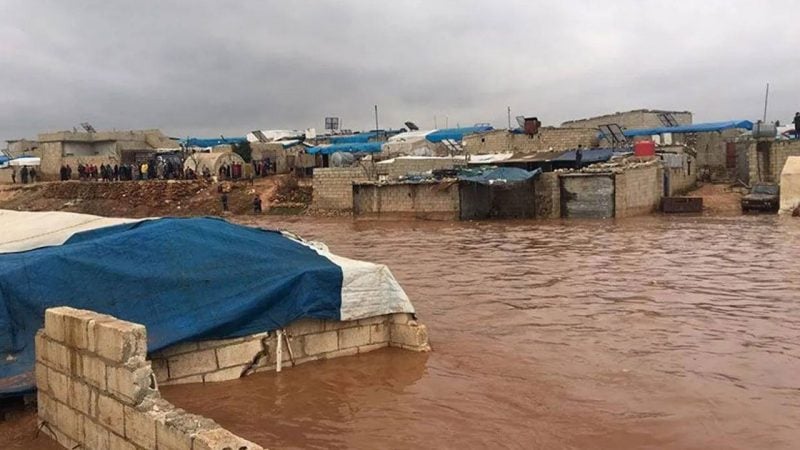 Suriye’de sel felaketi: 4'ü çocuk 5 kişi yaşamını yitirdi