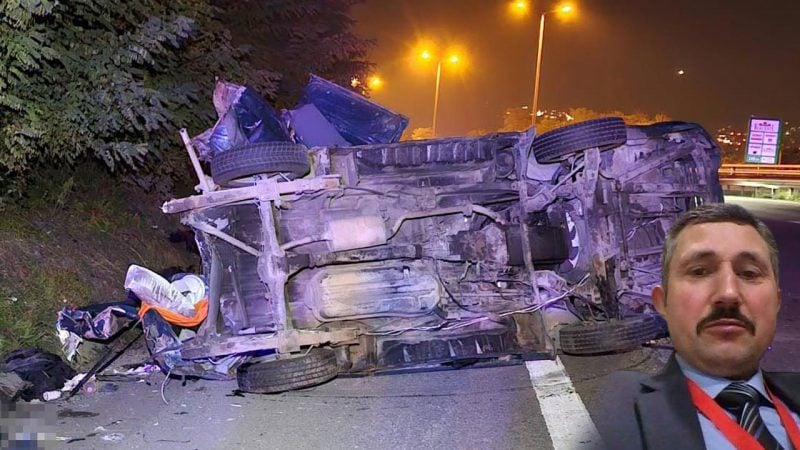 Takla atan araçtan sağ çıktı ama iner inmez canından oldu
