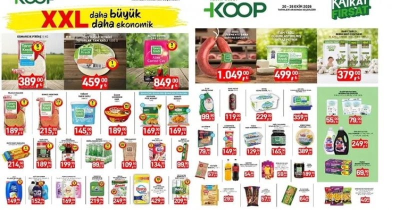 Tarım Kredi Kooperatif Marketleri’nde dev indirim haftası başladı!