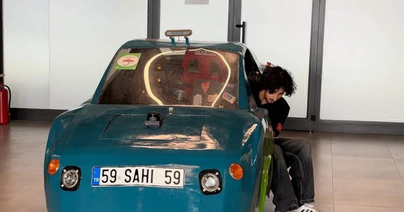 Tekirdağ'da üniversite öğrencileri 3 yılda otonom araç ŞAHİ'yi üretti