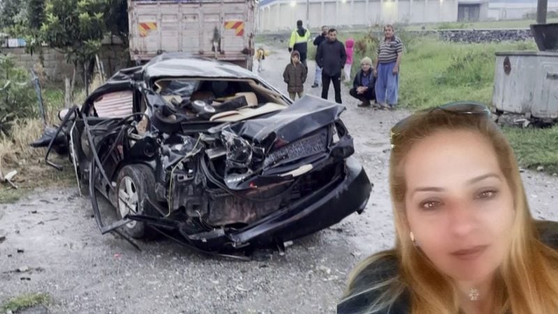 Trenin çarptığı otomobildeki anne öldü, oğlu yaralı kurtuldu
