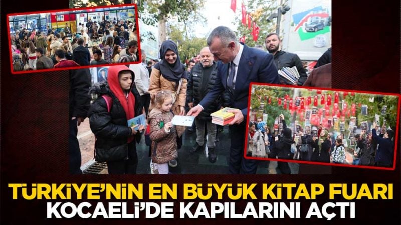 Türkiye’nin en büyük kitap fuarı Kocaeli’de kapılarını açtı