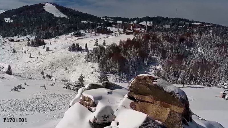 Uludağ'da kar 20 santimetre oldu