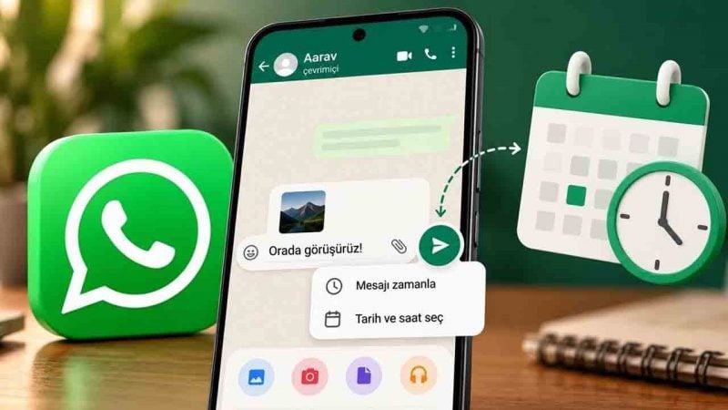 WhatsApp'a beklenen özellik geldi! Artık Mesajlar ileri bir tarihe zamanlanabiliyor