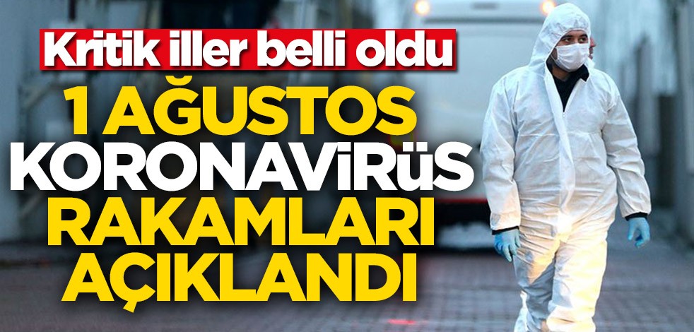 1 Ağustos koronavirüs bilançosu açıklandı