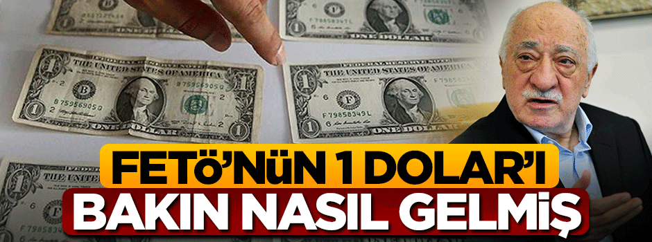 1 dolar ABD'den dergiyle gelmiş!