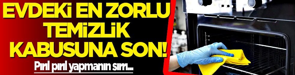 1 kaşık ekleyin... En zorlu temizlik kabusuna son! fırın camlarını pırıl pırıl yapmanın sırrı... Şimdi sıra sizde