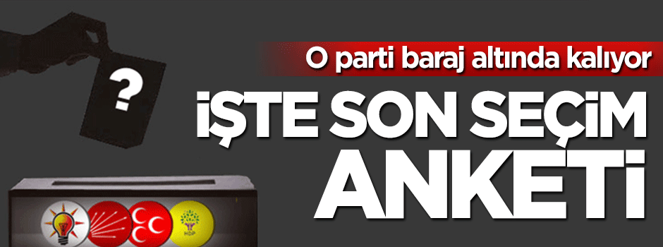 1 Kasım seçimleri sonrası sürpriz anket