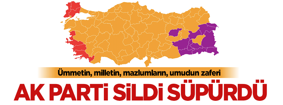 AK Parti sildi süpürdü