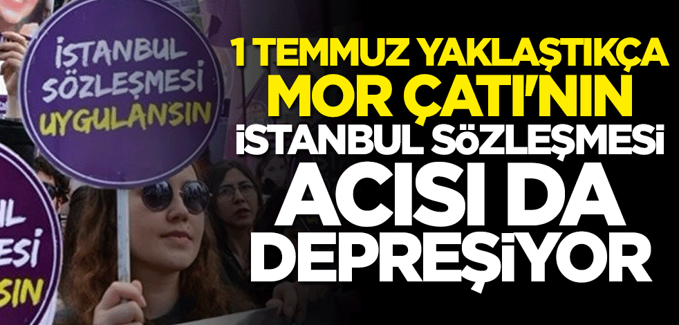 1 Temmuz yaklaştıkça Mor Çatı’nın İstanbul Sözleşmesi acısı da depreşiyor