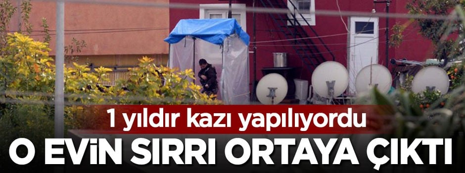 1 yıldır kazı yapılıyordu, o evin sırrı ortaya çıktı