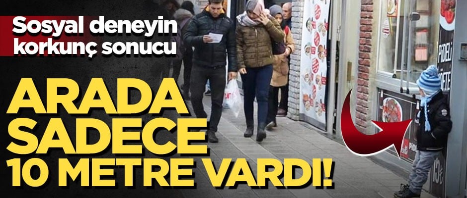 10 metre ileride duran kayıp ilanındaki çocuğu farkedemediler