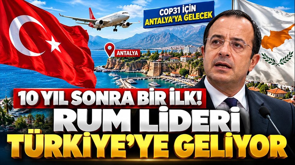 10 yıl sonra bir ilk! GKRY lideri Türkiye’ye geliyor