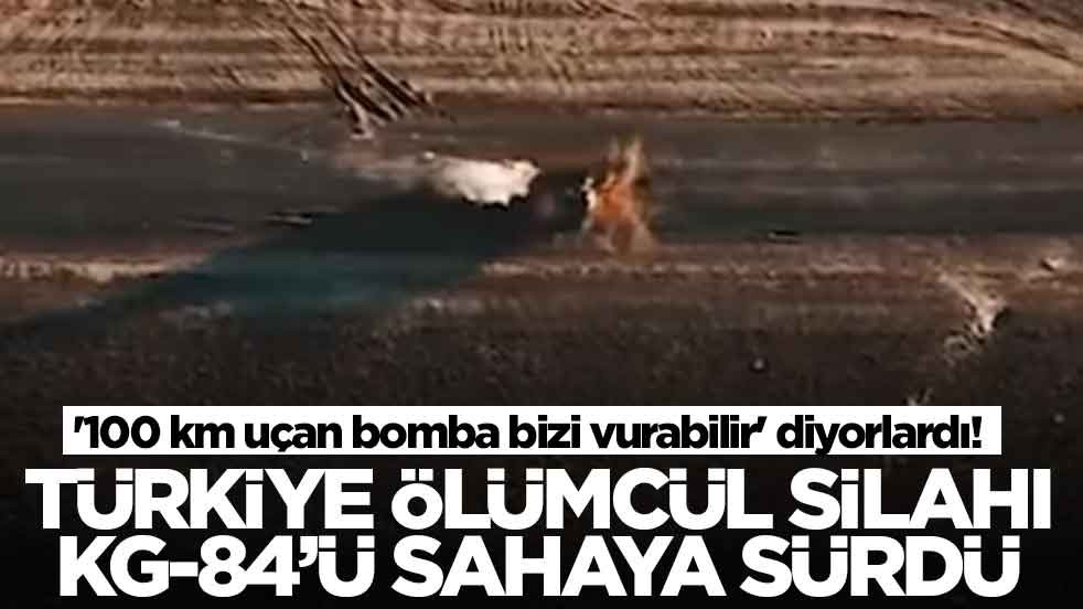 '100 km uçan bomba bizi vurabilir' diyorlardı! Türkiye ölümcül silahı KGK-84’ü sahaya sürdüğünü duyurdu