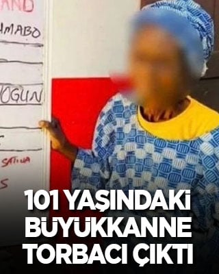 101 yaşındaki büyükanne torbacı çıktı