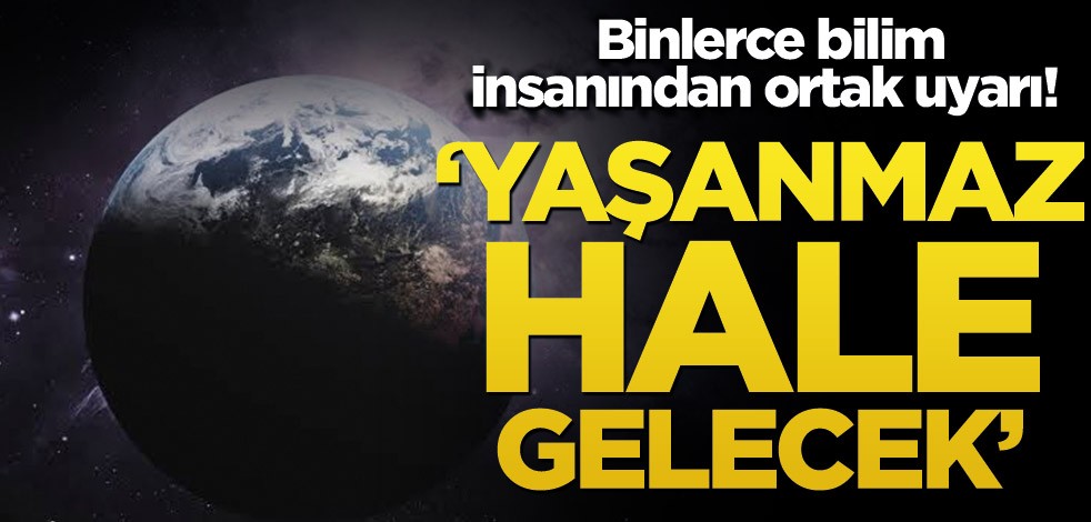 11 bin bilim insanından ortak uyarı: Dünya yaşanmaz hale gelecek