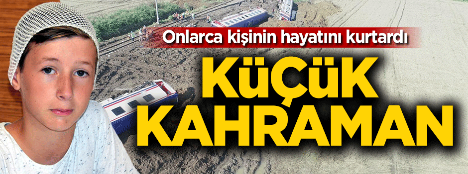 11 yaşındaki çocuk tren faciasında onlarca kişiyi kurtardı