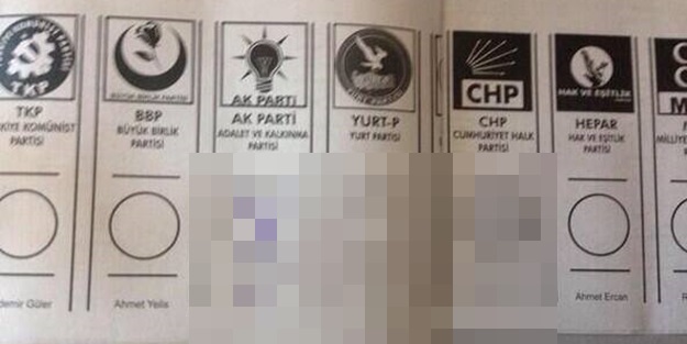 Oy pusulasında 'karşıt' partiye hayır yazdılar, oyları iptal edildi!