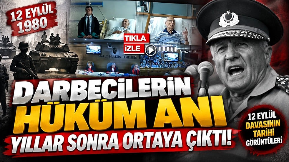 12 Eylül darbecilerinin hüküm anı yıllar sonra ortaya çıktı! Salonda alkış tufanı