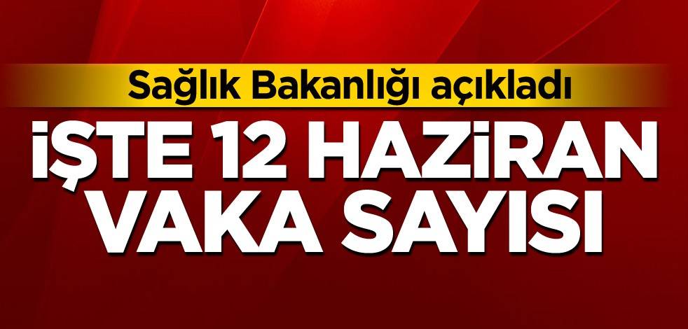 12 Haziran koronavirüs tablosu açıklandı