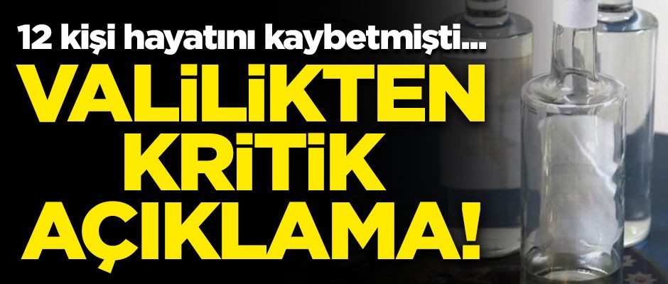 12 kişi hayatını kaybetmişti... Valilikten kritik açıklama