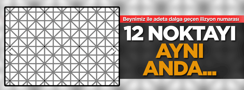 12 noktayı aynı anda...