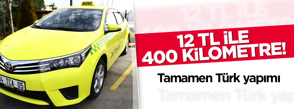 12 TL ile 400 kilometre yol gidiyor!