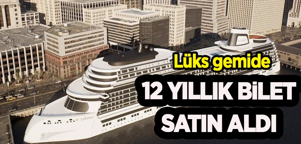 12 yıllık bilet satın aldı! İlginç olay: Evden çalışma işini abarttı, lüks geminin odasını kiraladı