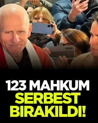 123 mahkûm serbest bırakıldı!
