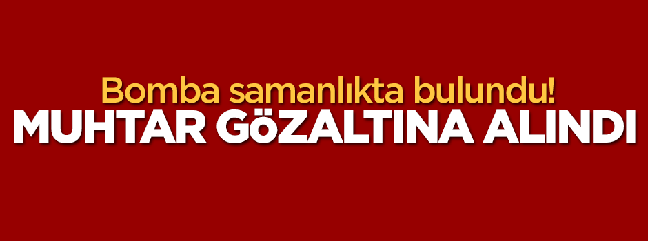 13 polisin şehit edilmesinde muhtar gözaltına alındı