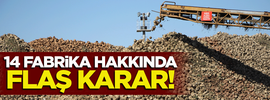 14 fabrikayla ilgili flaş karar! Özelleştiriliyor...