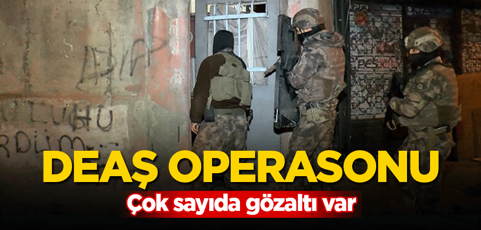 14 ilçede DEAŞ operasyonu: Çok sayıda gözaltı var