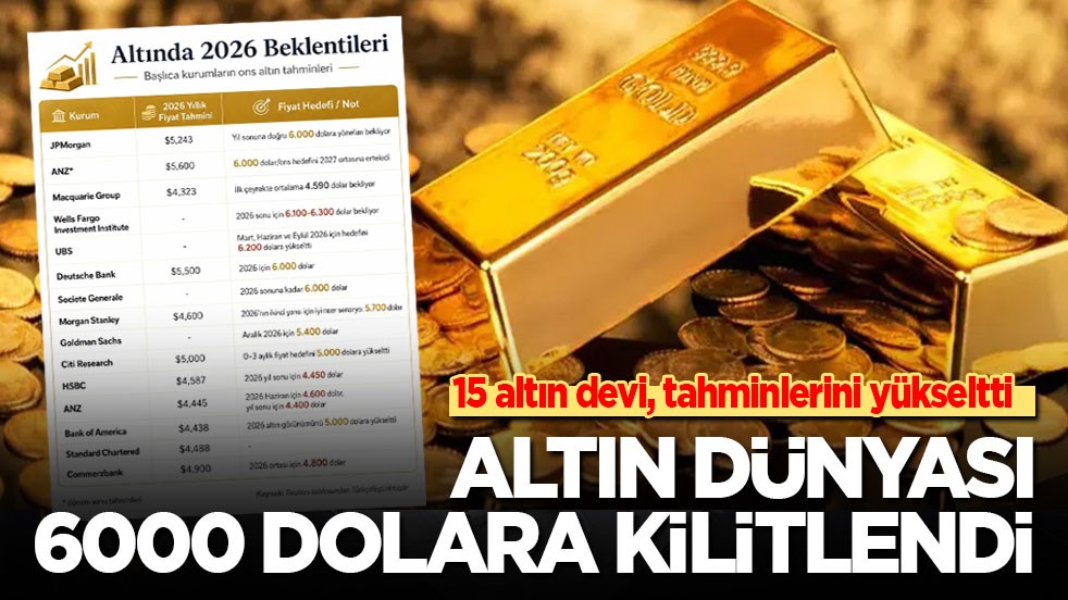15 dev vites yükseltti: Altın dünyası 6000 dolara kilitlendi!