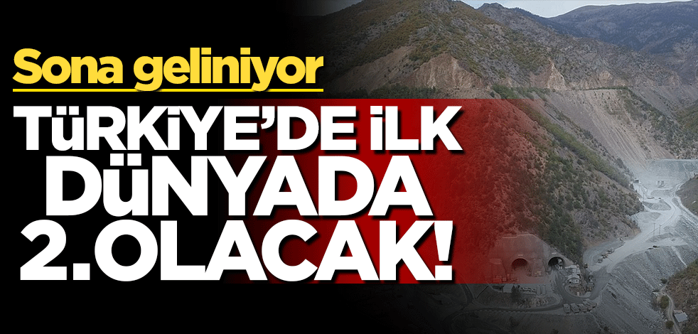 1,5 saatlik yolu 45 dakikaya düşürecek olan Yeni Zigana Tüneli’nde inşaat çalışmaları sürüyor