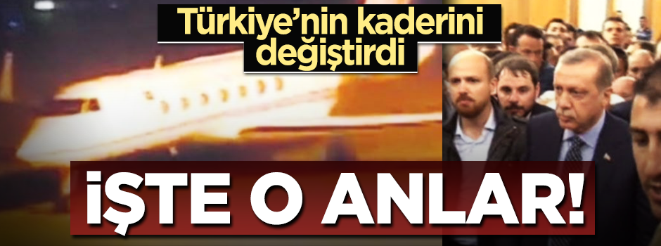 15 Temmuz gecesine ait yeni görüntüler! Denizin 10 metre üzerinden uçmuş