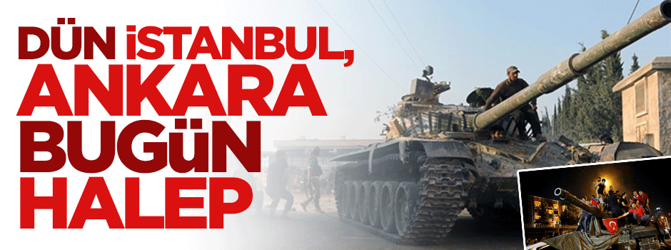 15 Temmuz zaferi Halep direnişine doping oldu