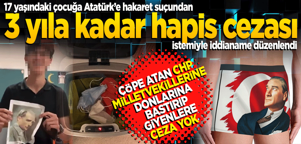 17 yaşındaki çocuğa 3 yıl hapis istemi