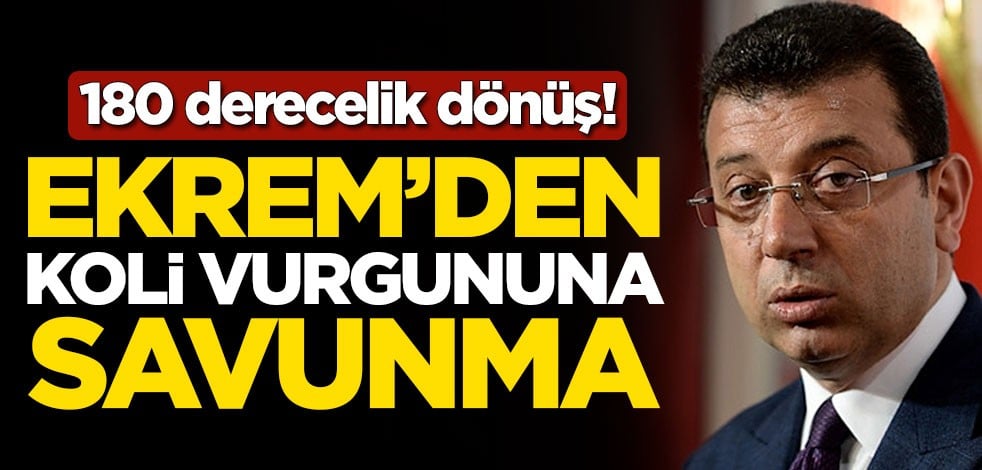 180 derecelik dönüş! Ekrem İmamoğlu'ndan 'koli vurgununa' savunma