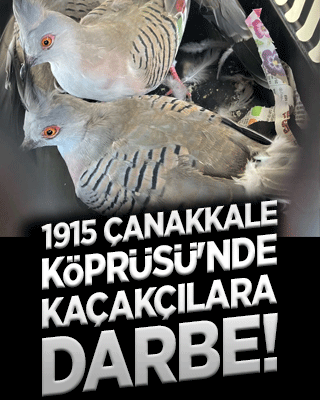1915 Çanakkale Köprüsü'nde kaçakçılara darbe!
