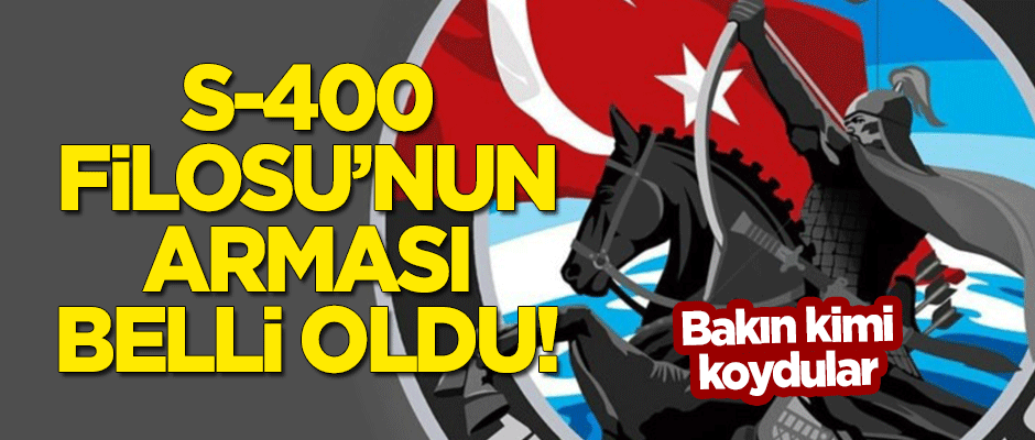 1'inci S-400 Filosu'nun arması belli oldu! Bakın kimi koydular