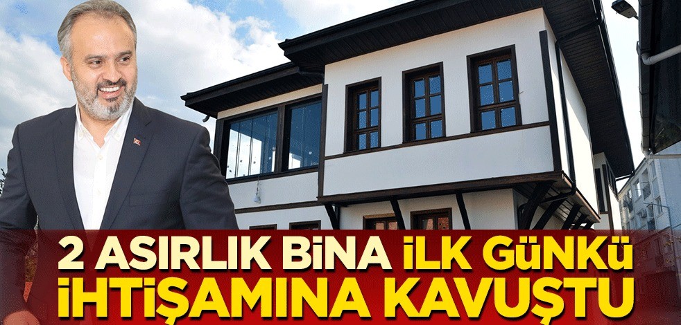 2 asırlık bina ilk günkü ihtişamına kavuştu