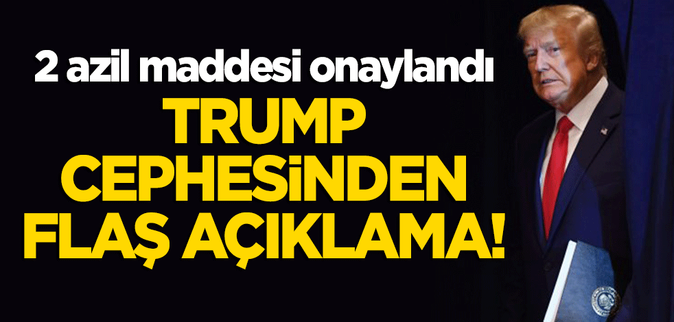 2 azil maddesi onaylandı! Beyaz Saray'dan flaş tepki!