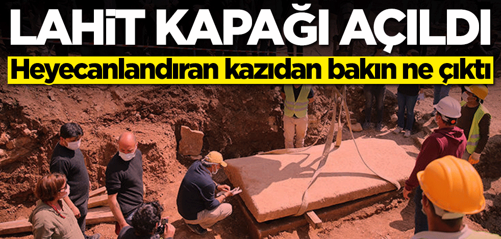 2 bin 400 yıllık lahit kapağı açıldı! Heyecanlandıran kazıdan bakın ne çıktı