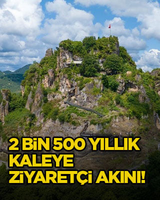 2 bin 500 yıllık kaleye ziyaretçi akını!