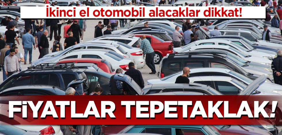 2. elde otomobil fiyatları düştü