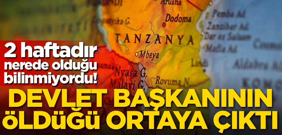 2 haftadır nerede olduğu bilinmiyordu! Devlet başkanının öldüğü ortaya çıktı