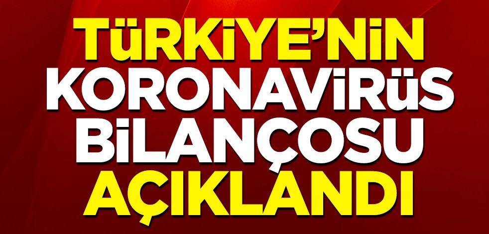 2 Kasım tarihine ait Türkiye'nin koronavirüs bilançosu açıklandı