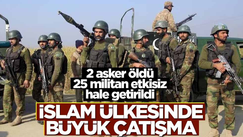 2 polis öldü, 25 militan etkisiz hale getirildi! İslam ülkesinden büyük operasyon